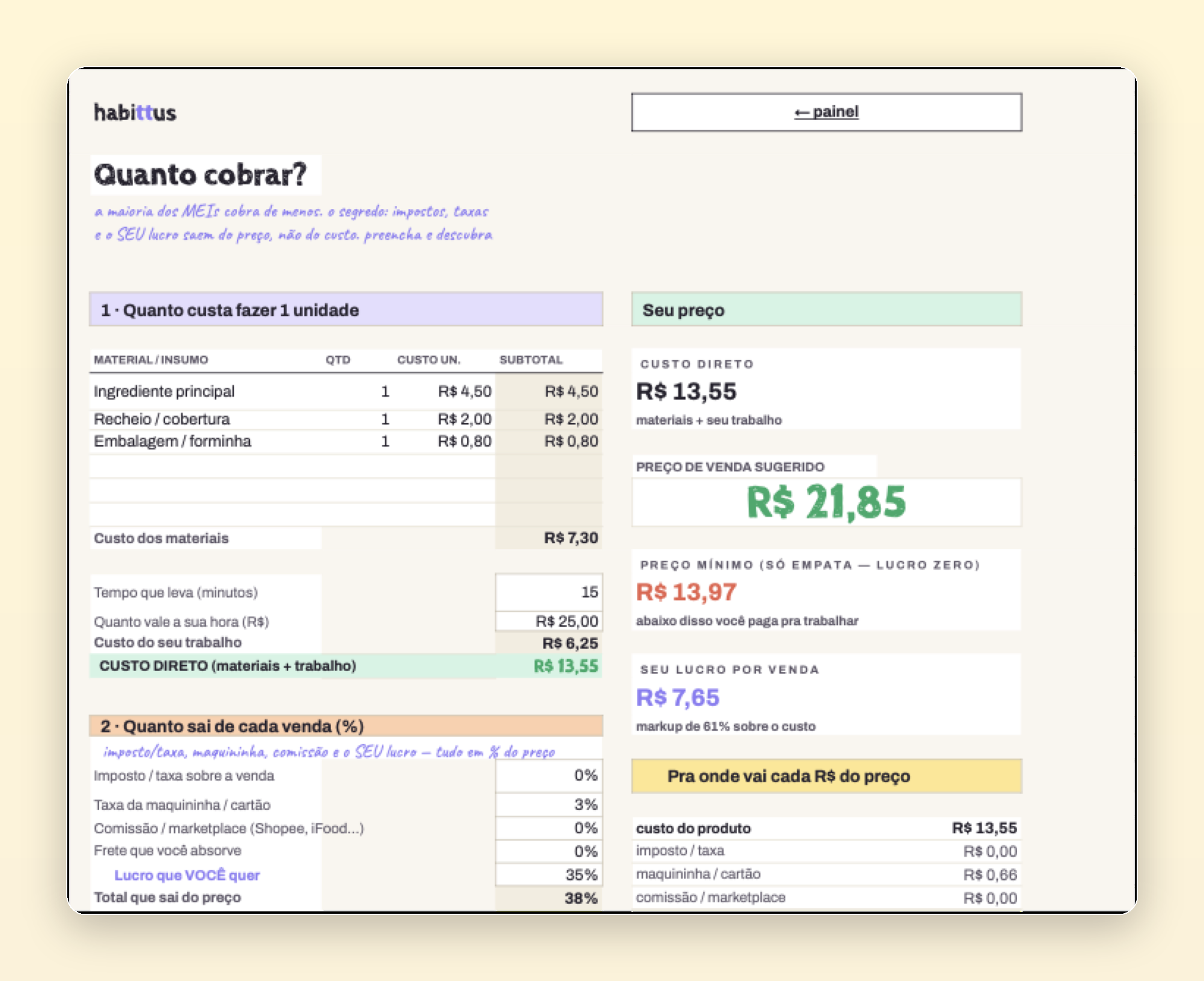 Pare de cobrar de menos